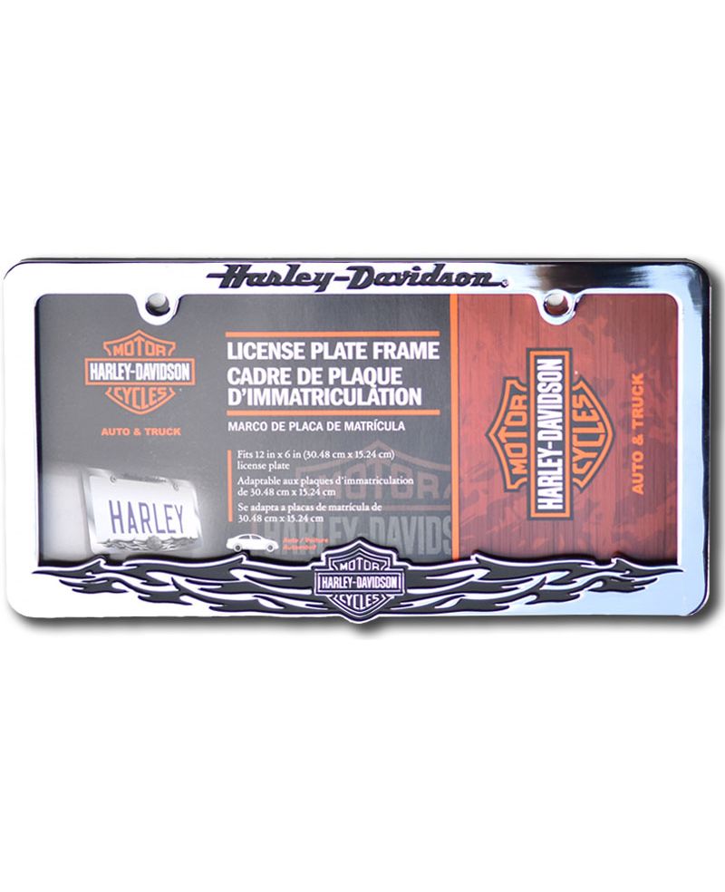 Rámeček na americké SPZ Harley Davidson chrom ocel