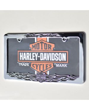 Rámeček na americké SPZ Harley Davidson chrom ocel