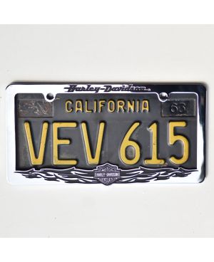 Ramka na amerykańskie tablice rejestracyjne Harley Davidson chromowana stal