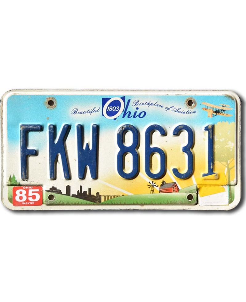 Americká SPZ Ohio Beautiful FKW 8631