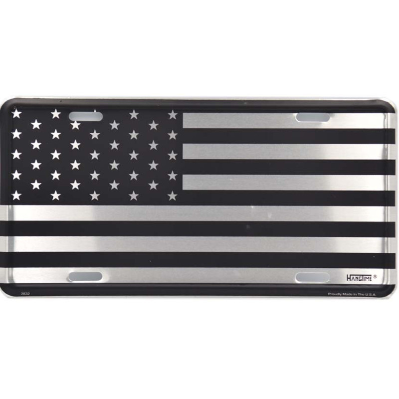 Tablica rejestracyjna USA US Flag BW
