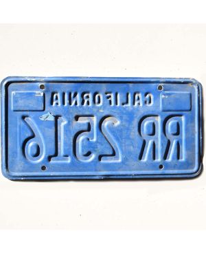 Tablica rejestracyjna USA California 1997 Blue RR 2516
