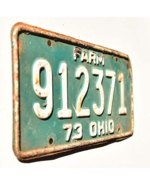 Americká SPZ Ohio 1973 Green Farm 912371