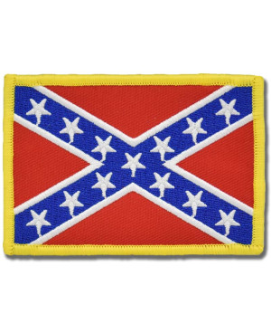 Moto nášivka Confederate Flag 9 cm x 6 cm
