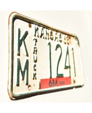 Tablica rejestracyjna USA Kansas 1963 Truck KM-1241