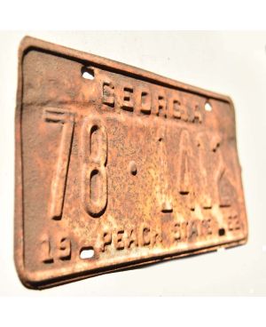 Americká SPZ Georgia 1962 Peach State 78-1412