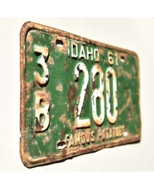 Tablica rejestracyjna USA Idaho 1961 Famous Potatoes 3B 280