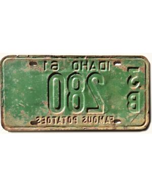 Tablica rejestracyjna USA Idaho 1961 Famous Potatoes 3B 280
