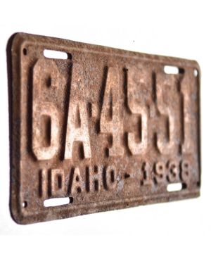 Tablica rejestracyjna USA Idaho 1938 6A-45-51