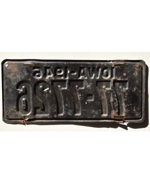 Americká SPZ Iowa 1946 Black 77-7726