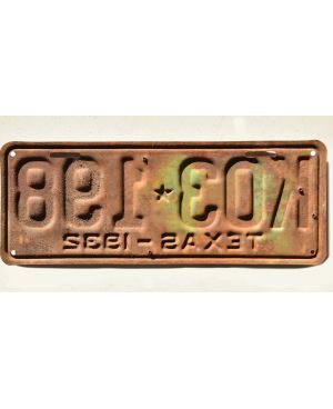 Americká SPZ Texas 1932 Rusty K03-198