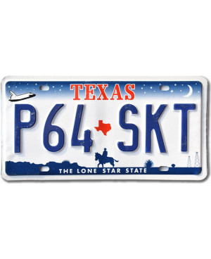 Tablica rejestracyjna USA Texas Horse P64 SKT