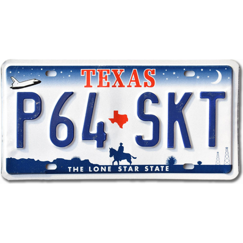 Tablica rejestracyjna USA Texas Horse P64 SKT