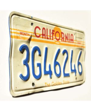 Tablica rejestracyjna USA California The Golden State 3G46246