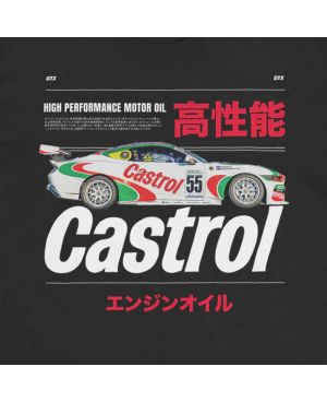 Pánské tričko Castrol Racing Car Black