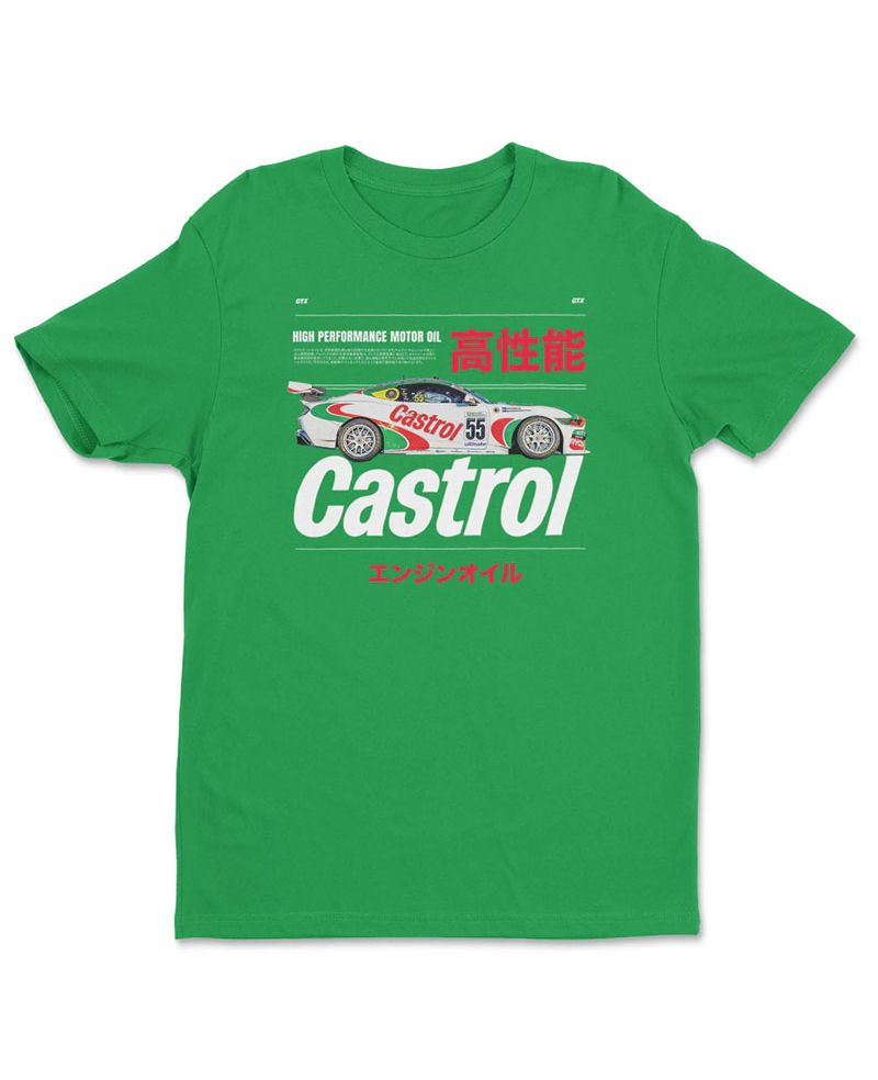 Koszulka męska Castrol Racing Car Green