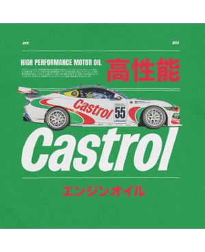 Koszulka męska Castrol Racing Car Green