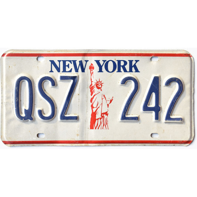 Tablica rejestracyjna USA New York Liberty QSZ 242