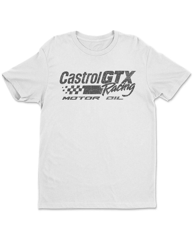 Koszulka męska Castrol GTX Racing Oil White