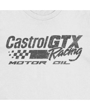 Koszulka męska Castrol GTX Racing Oil White