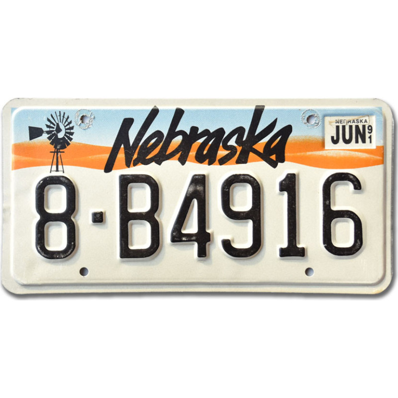 Tablica rejestracyjna USA Nebraska Windmill