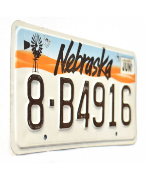 Tablica rejestracyjna USA Nebraska Windmill