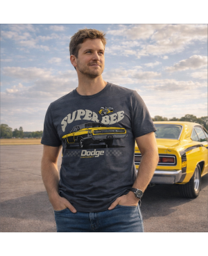 Pánské tričko Dodge Super Bee Grey