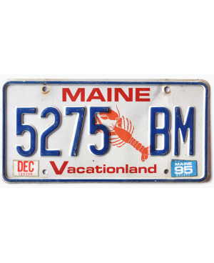 Tablica rejestracyjna USA Maine Lobster 5275 BM