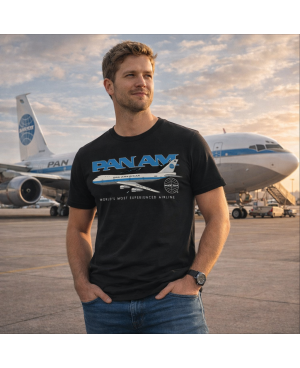 Koszulka męska Pan Am Airline 747