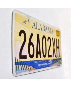 Tablica rejestracyjna USA Alabama Lake Travel