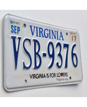Tablica rejestracyjna USA Virginia For Lovers