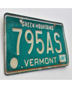 Tablica rejestracyjna USA Vermont Green Mountains 795AS