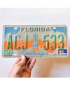 Tablica rejestracyjna USA Florida 1990 Challenger ACJ 533
