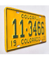 Tablica rejestracyjna USA Colorado 1953 Colorful 11-3466
