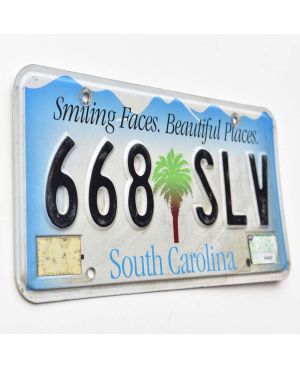 Americká SPZ South Carolina Smiling Faces Tree 668 SLV