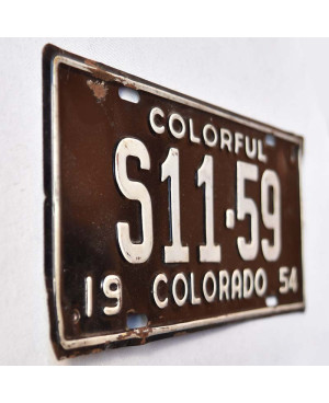 Tablica rejestracyjna USA Colorado 1954 Colorful S11-59