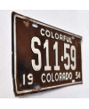 Tablica rejestracyjna USA Colorado 1954 Colorful S11-59