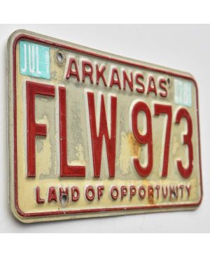 Americká SPZ Arkansas 1978 Opportunity FLW 973