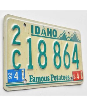 Americká SPZ Idaho Potatoes Green 2C18 864