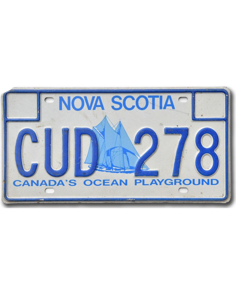 Kanadská SPZ Nova Scotia Ocean Playground CUD 278