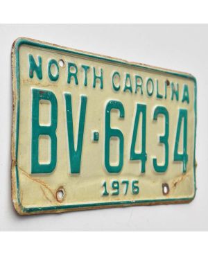 Americká SPZ North Carolina 1976 Green BV-6434