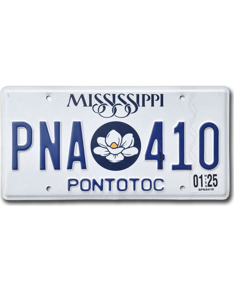 Tablica rejestracyjna USA Mississippi 2025 Magnolia PNA-410