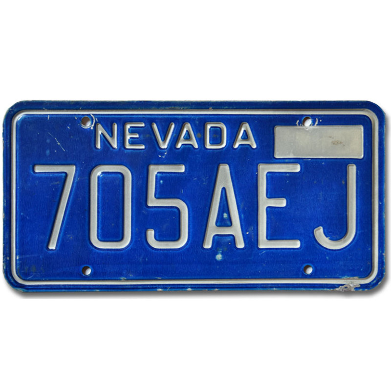 Tablica rejestracyjna USA Nevada Blue 705AEJ