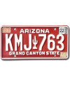Tablica rejestracyjna USA Arizona Red Cactus KMJ 763