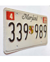 Tablica rejestracyjna USA Maryland Shield 339 989