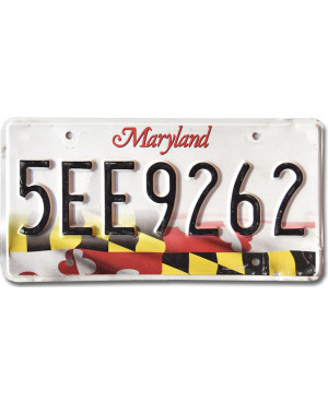 Tablica rejestracyjna USA Maryland Flag 5EE9262