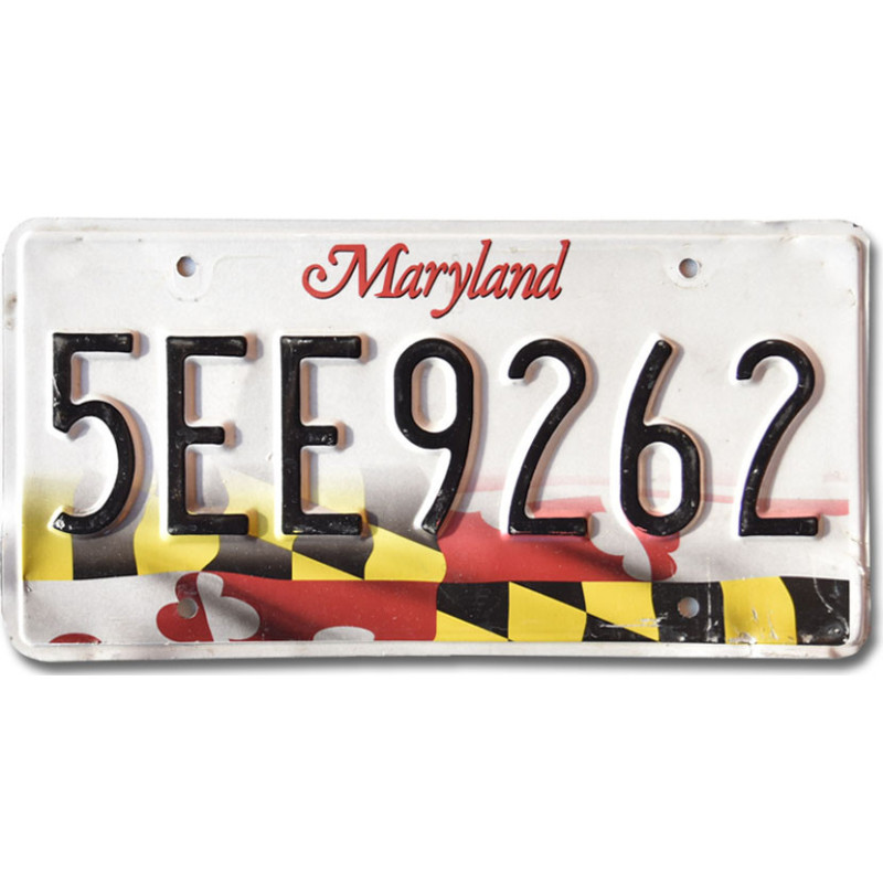Tablica rejestracyjna USA Maryland Flag 5EE9262