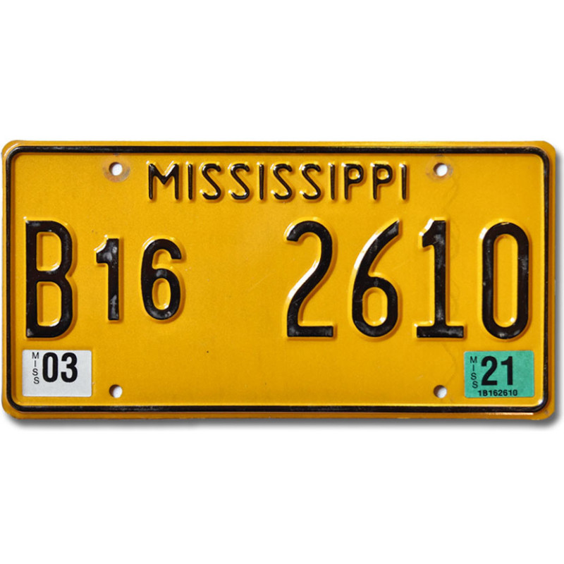 Tablica rejestracyjna USA Mississippi Heavy Truck B16-2610