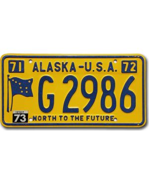 Americká SPZ Alaska 1971 North To The Future G 2986