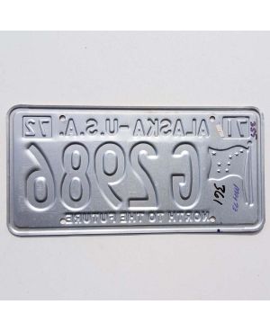 Tablica rejestracyjna USA Alaska 1971 North To The Future G 2986